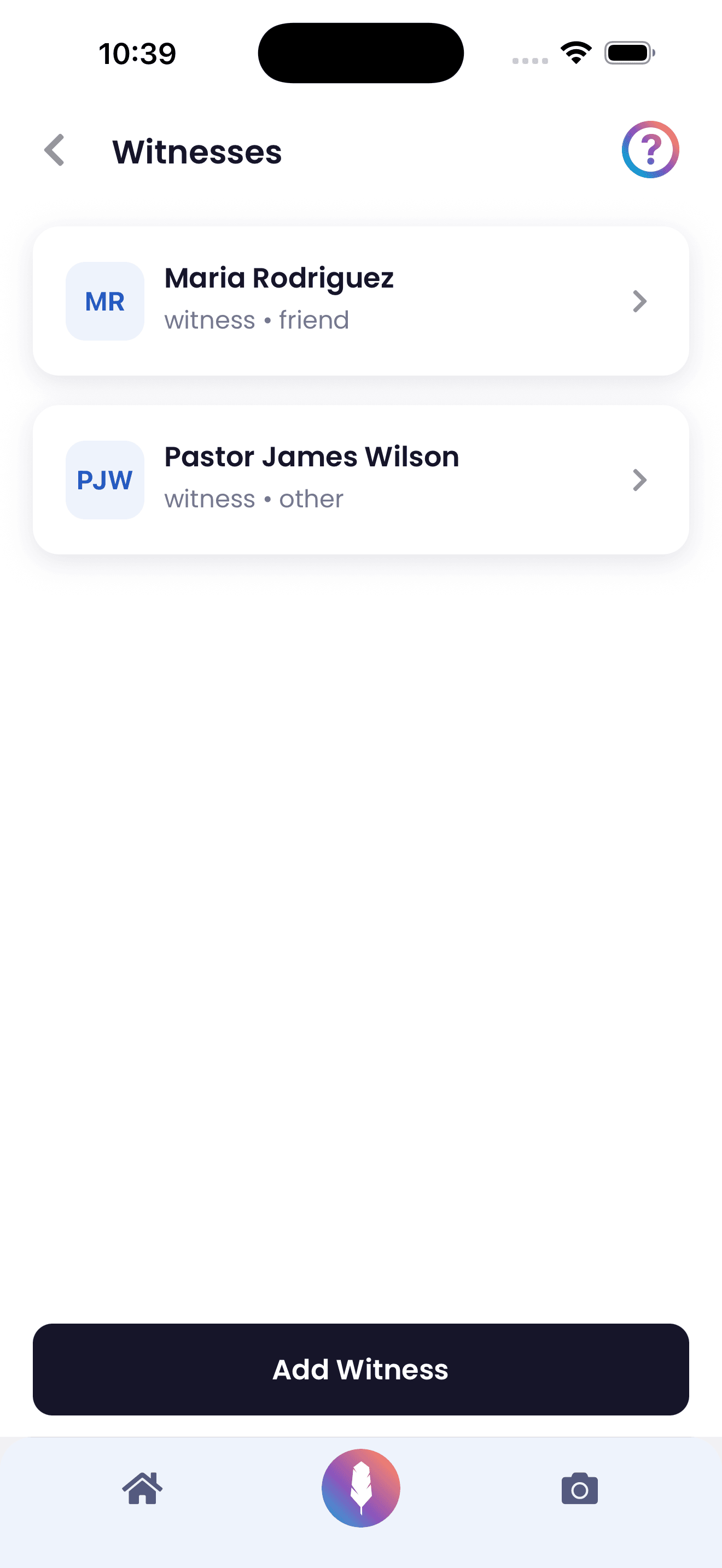 Criminal defense witness management